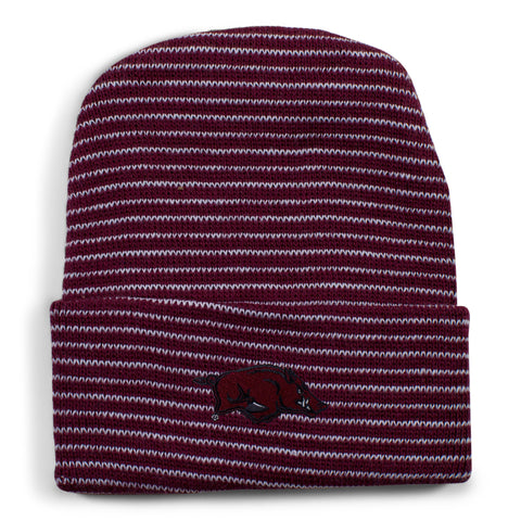 Two Feet Ahead - Arkansas - Arkansas Stripe Knit Cap