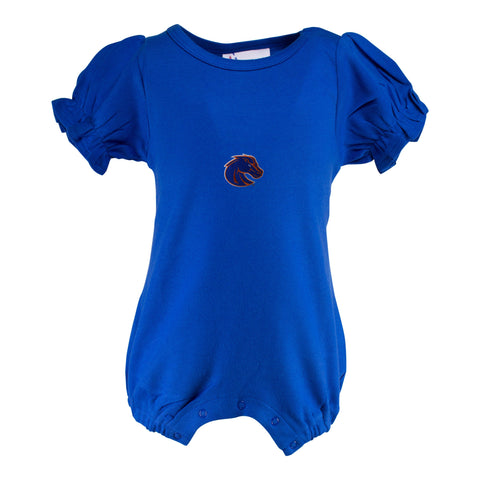 Two Feet Ahead - Boise State - Boise State Girl's Romper