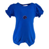 Two Feet Ahead - Boise State - Boise State Girl's Romper