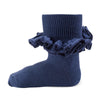 Two Feet Ahead - Socks - Girl's T-Shirt Ruffle Sock (1460)