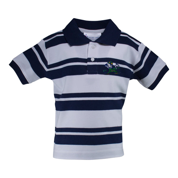 Notre Dame Rugby Golf Shirt Two Feet Ahead