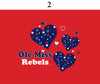 Two Feet Ahead - Ole Miss - Ole Miss Toddler Short Sleeve T Shirt Print