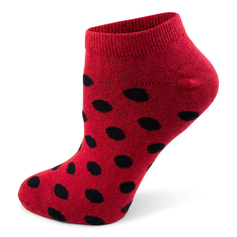 Two Feet Ahead - Socks - Girl's Polka Dot Footie (11271)
