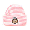 Ohio State Brutus Newborn Stripe Knit Cap