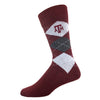 Two Feet Ahead - Texas A&M - Texas A&M Men's Argyle Sock