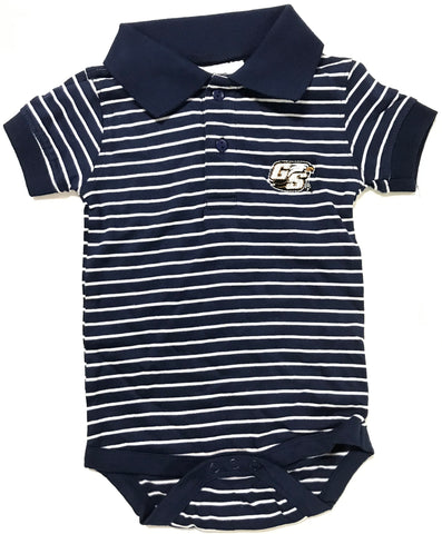 Two Feet Ahead - Georgia Southern - Georgia Southern Jersey Stripe Golf Creeper