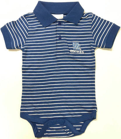 Two Feet Ahead - Kentucky - Kentucky Jersey Stripe Golf Creeper