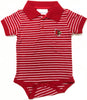 Two Feet Ahead - Louisville - Louisville Jersey Stripe Golf Creeper