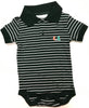 Two Feet Ahead - Miami - Miami Jersey Stripe Golf Creeper