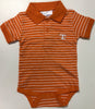 Two Feet Ahead - Tennessee - Tennessee Jersey Stripe Golf Creeper