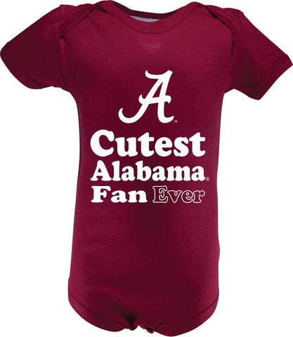 Two Feet Ahead - Alabama - Alabama Infant Lap Shoulder Creeper Print