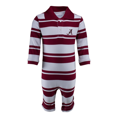 Two Feet Ahead - Alabama - Alabama Rugby Long Leg Romper
