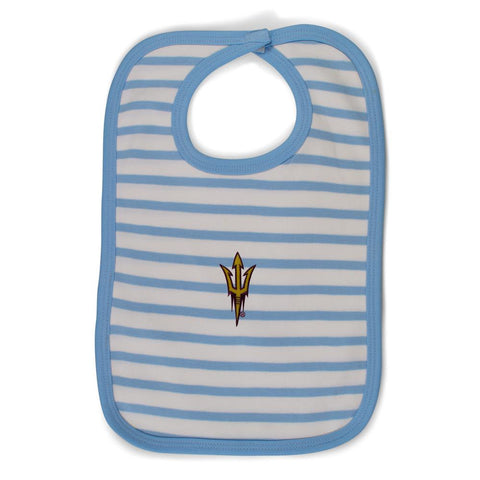 Two Feet Ahead - Arizona State - Arizona State Infant Stripe Knit Bib