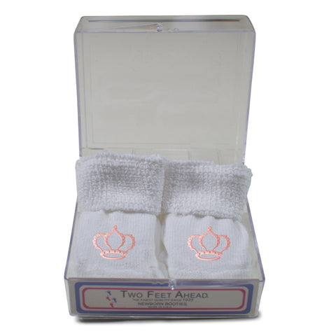 Two Feet Ahead - Socks - Newborn Princess Gift Box Bootie (555)