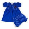 Two Feet Ahead - Boise State - Boise State Girl's Heart Dress with Bloomers