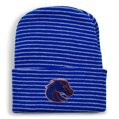 Two Feet Ahead - Boise State - Boise State State Stripe Knit Cap