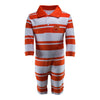 Two Feet Ahead - Clemson - Clemson Rugby Long Leg Romper