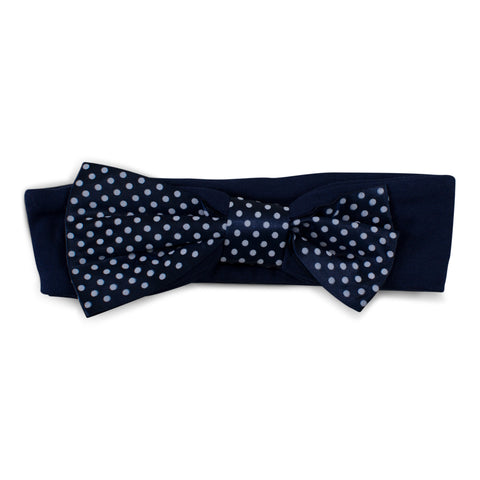 Two Feet Ahead - Auburn - Auburn Girl's Pin Dot Headband