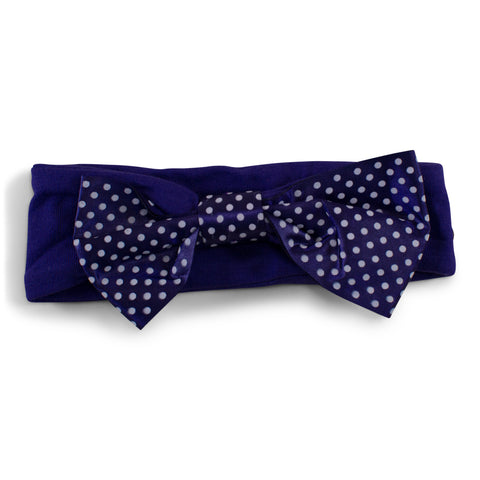 Two Feet Ahead - LSU - LSU Girl's Pin Dot Headband