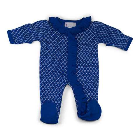 Two Feet Ahead - Infant Clothing - Infant Lattice Footed Creeper
