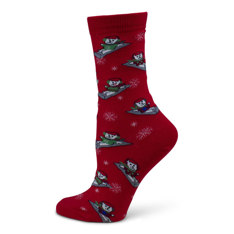Two Feet Ahead - Socks - Women's Christmas Crew Sock (6801)