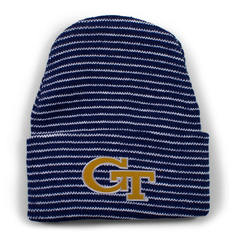 Two Feet Ahead - Georgia Tech - Georgia Tech Stripe Knit Cap