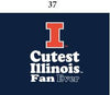 Two Feet Ahead - Illinois - Illinois Infant Lap Shoulder Creeper Print