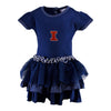 Two Feet Ahead - Illinois - Illinois Pin Dot Tutu Dress