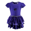 Two Feet Ahead - Kansas State - Kansas State Pin Dot Tutu Dress