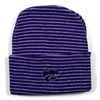 Two Feet Ahead - Kansas State - Kansas State Stripe Knit Cap