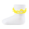 Two Feet Ahead - Socks - Girl's Double Ripple Edge Anklet (1410)