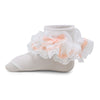 Two Feet Ahead - Socks - Girl's Ruffled Ribbon Lace Anklet (1437)