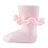 Two Feet Ahead - Socks - Girl's T-Shirt Ruffle Sock (1460)