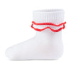 Two Feet Ahead - Socks - Girl's Double Ripple Edge Anklet (1410)