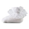 Two Feet Ahead - Socks - Girl's Pageant Lace Tutu Anklet with Pearl Bow (1451)