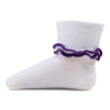 Two Feet Ahead - Socks - Girl's Double Ripple Edge Anklet (1410)