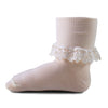 Two Feet Ahead - Socks - Girl's Nylon Floral Heirloom Anklet (1414)