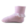 Two Feet Ahead - Socks - Girl's Single Row Lace Anklet (1290)