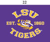 Two Feet Ahead - LSU - LSU Toddler Short Sleeve T Shirt Print