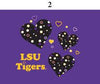 Two Feet Ahead - LSU - LSU Infant Lap Shoulder Creeper Print