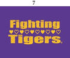 Two Feet Ahead - LSU - LSU Infant Lap Shoulder Creeper Print