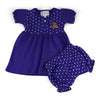 Two Feet Ahead - LSU - LSU Girl's Heart Dress with Bloomers