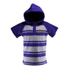 Two Feet Ahead - LSU - LSU Short Sleeve Hooded Shirt