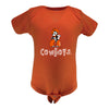 Two Feet Ahead - Oklahoma State - Oklahoma State Infant Lap Shoulder Creeper Print