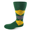 Two Feet Ahead - Socks - Men's Argyle Crew Sock (11273)