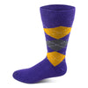 Two Feet Ahead - Socks - Men's Argyle Crew Sock (11273)