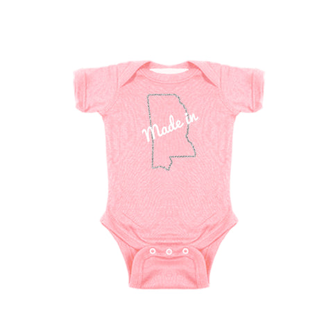 Two Feet Ahead - Infant Clothing - Made In Mississippi Girl's Creeper