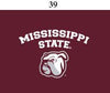Two Feet Ahead - Mississippi State - Mississippi State Infant Lap Shoulder Creeper Print