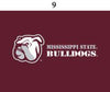 Two Feet Ahead - Mississippi State - Mississippi State Infant Lap Shoulder Creeper Print