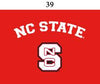 Two Feet Ahead - NC State - NC State Infant Lap Shoulder Creeper Print